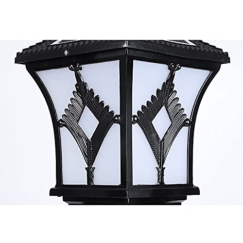 Lámpara de poste de puerta exterior LED y farol de pared cuadrado IP65 4