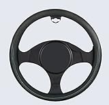 Lenkradbezug aus Kunstleder schwarz für Fiat Idea ab 2003