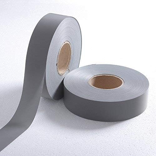 Tuf-kote Tuflite Type Iii Grey Polyester Sew-on Fabric Reflective Non-adhesive High Visibility Warning Reflective Tape Strip Diy Safety - 10 Meters.