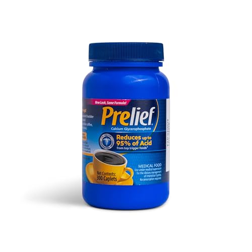 PRELIEF Acid Reducer Caplets Dietary Supplement, 120 Count
