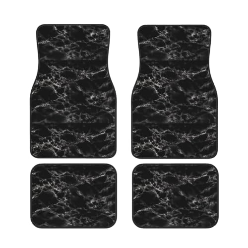 Alfombrillas de coche premium con textura de mármol neopreno de alta densidad set 1
