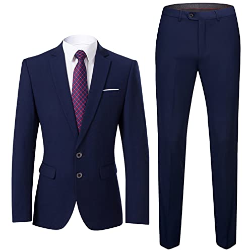 Ensemble costume homme 2 pièces casual business pour mariage et bureau