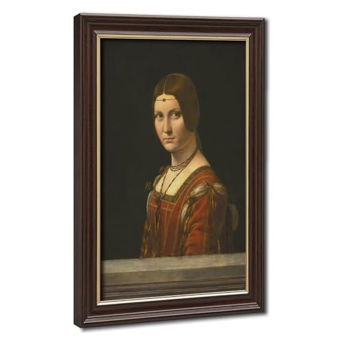 Toile Leonardo Da Vinci La Belle Ferronnière pour décoration salon et bureau