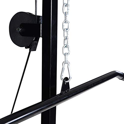 Goplus Olympic Weight Bench for Full Body Workout Exercise, Multifunctional Foldable Weight Lifting Flat, 6 Levels Adjustable Height, Weight Capacity 440lbs