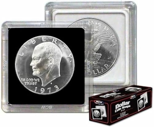Coin Snap Holder Large Dollar écrin haut de gamme BCW 38.1mm pour collection