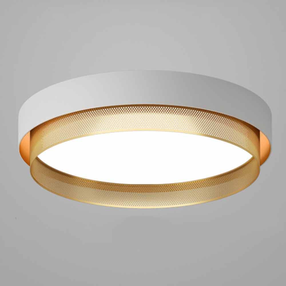 Lampa sufitowa do sypialni Kreatywna akrylowa oprawa LED do montażu podtynkowego Czarne metalowe okrągłe lampy oświetleniowe do sypialni, kuchni, salonu