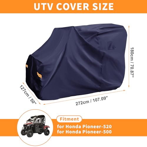 Housse UTV en tissu 210D résistant pour une protection premium durable - 3