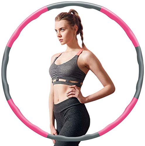 KXCFCYS Foam Fitness Exercise Hula Hoop, lose weight, make thin waist, fitness exercise, Aerobic exercise, 6/7/8 sections parts assembled Hula Hoop Cover