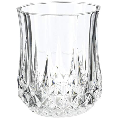Cristal d'Arques Longchamp - Juego de 6 vasos de whisky 230ml, sin la marca de llenado