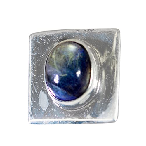 Pendentif labradorite pour les filles en argent sterling 925 ovale