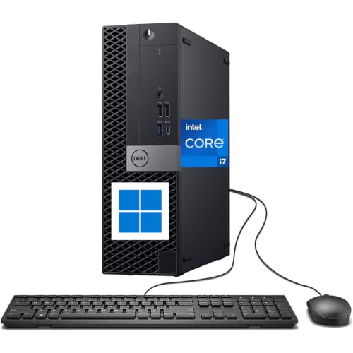 Dell Optiplex 7070 SFF Desktop Computer PC i7-9700 16gb ram(Renewed)