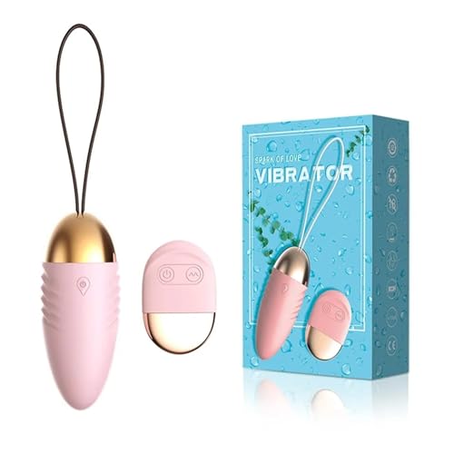 Bullet Vibrador Vaginal, Huevo Vibrador Mando a distancia para la estimulación del punto G, Juguetes Sexuales para adultos para las mujeres (pink)