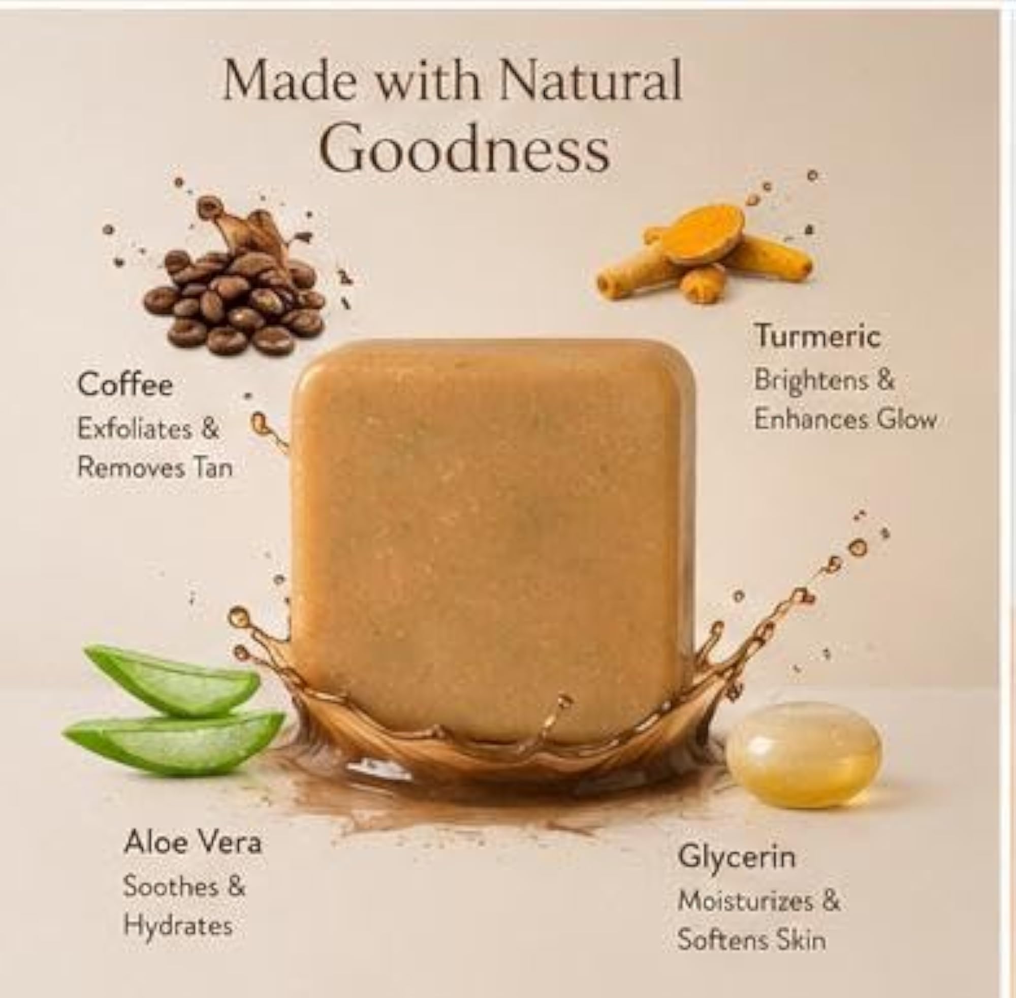 Tan-Tone Brightening Soap Bar for Face & Body, 100g