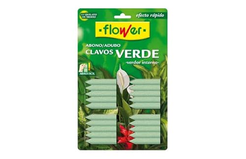 Flower Abono Clavos Verde, ( Blister 20 unidades)