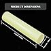 DFDPAXL Beige Yellow Nylon Round Rod Solid Bar 110×300Mm-150×300Mm Suitable for CNC Machining Mechanical and Industrial Components,Diameter 120mm