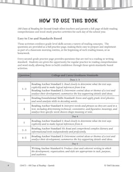 180 Days of Reading for Second Grade - (Spanish): Practice, Assess, Diagnose