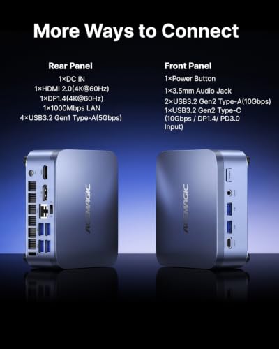 ACEMAGIC Micro PC, Intel Core 5 220H, 16GB LPDDR5, 512GB SSD, Win 11 Pro - image 9