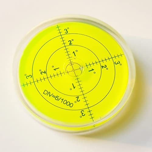 Magnetic Round Bubble Level Tool Bullseye Inclinometer Machinist Pocket Precision Spirit String Circular - Trailer Rv Leveling System Blocks Table Post Indicators Camper Leveler Magnet 2.4 Inch 60mm - Thumbnail 7