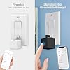 MOES Fingerbot Plus Smart Button Pusher No Wiring Switch, Upgrade with Touch Control, Work with Smart Life App, Add MOES Tuya Bluetooth Hub Make it Compatible with Alexa,Google Home and Timer Control