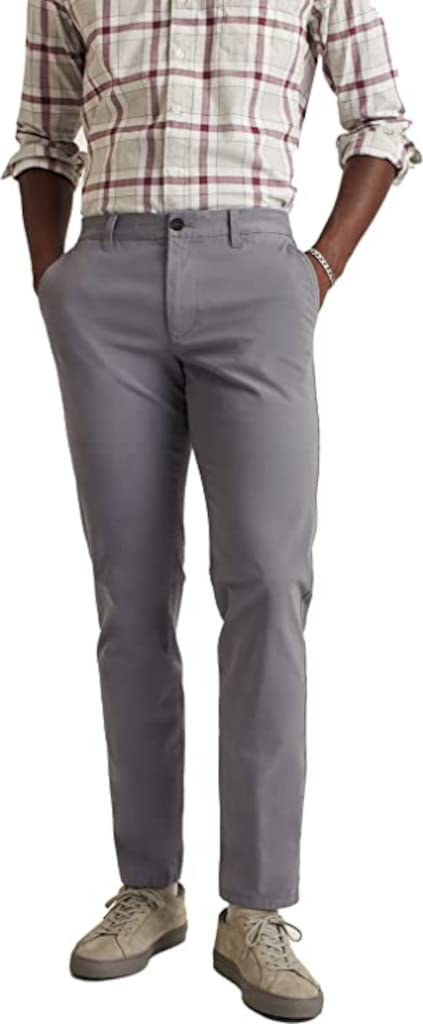 【かじ】WASHED CHINO COTTON Zac Classic 100% Cotton Slim Fit Men's Chino Pants