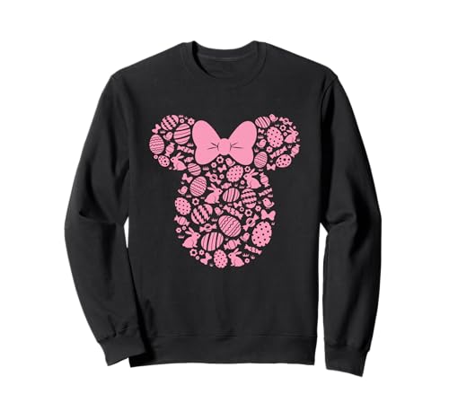 Sweat Minnie Mouse rose vêtement Pâques fille sweat-shirt Disney à col rond