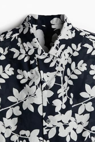 Image of Leriya Fashion Men's Polycotton Regular Fit Casual Stylish Printed | Formal Printed Half Sleeve Shirt |Summer Button Down Shirts for Men