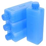 Toddmomy 4pcs Ice Packs for Coolers, Ice Blocks Reusable Ice Packs Cold Freezer Packs Rectangular Cold Packs for Coolers