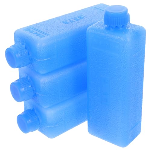 Toddmomy 4pcs Ice Packs for Coolers, Ice Blocks Reusable Ice Packs Cold Freezer Packs Rectangular Cold Packs for Coolers
