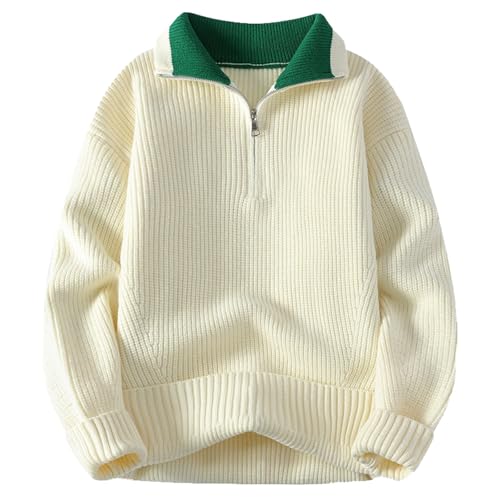 Pull de travail homme chaud en tricot pour éviter le froid col rond