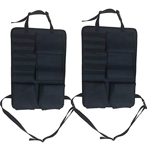 Dasiyoki Tactical Car Seat Back Organizer With Molle Panel Vehicle Gun Holder- Seat Back Storage Cover With Gun Rack For Rifle Hunting Universal Fit Suv Truck Mpv Pickup (2 Packs) #TOP3
