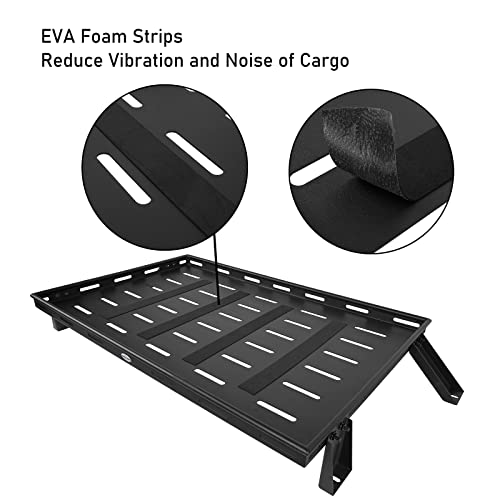 Hooke Road Tj Rear Trunk Cargo Rack Basket Tray Interior Storage Luggage Carrier For 1997-2006 Jeep Wrangler Tj #TOP5