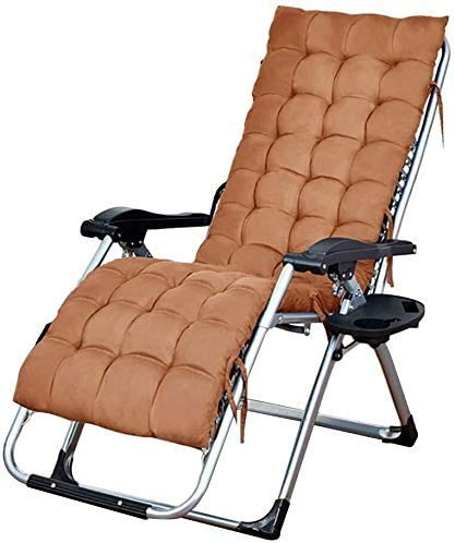 Chaise longue de jardin pliante marron pour des moments de détente sur votre terrasse