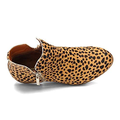 Eric Michael Lynx Tan Cheetah 37 (Us Women's 6.5-7) M (B) #TOP5