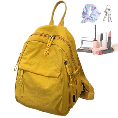 Mochila casual impermeable evita documentos mojados en viajes urbanos y universidad