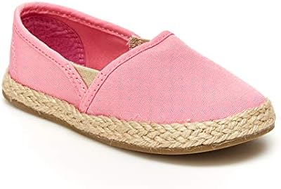 Simple Joys by Carter's Girls Ari Canvass Espadrille Sneaker, Pink, 4 Toddler