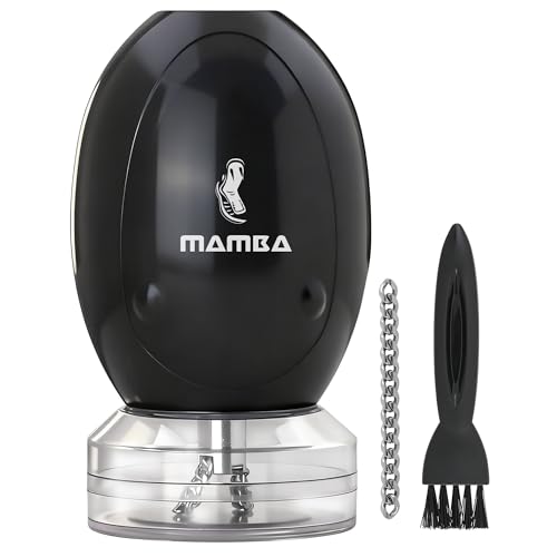 Image of Mamba Grinder Electric Spice & Herb Grinder for the Kitchen, Whip Chain Type One-Handed Mill, USB Rechargeable, Easy to Use and Clean, Black