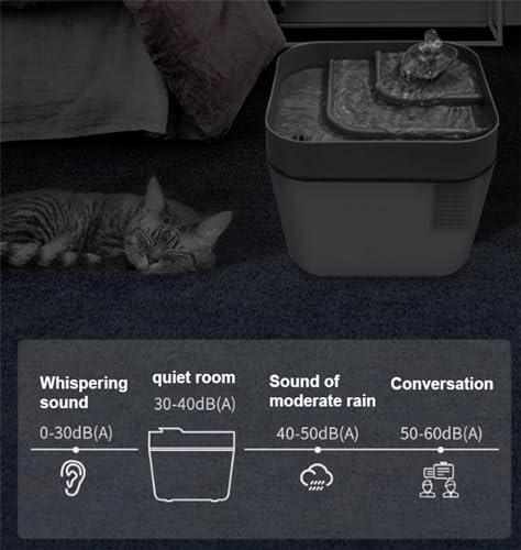 Fuente de agua automática para gatos 2.2L miniatura 5