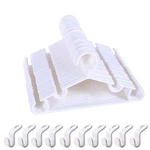 haweeli Lot de 40 cintres en Plastique pour Bébé enfants et tout-petits, 27 cm