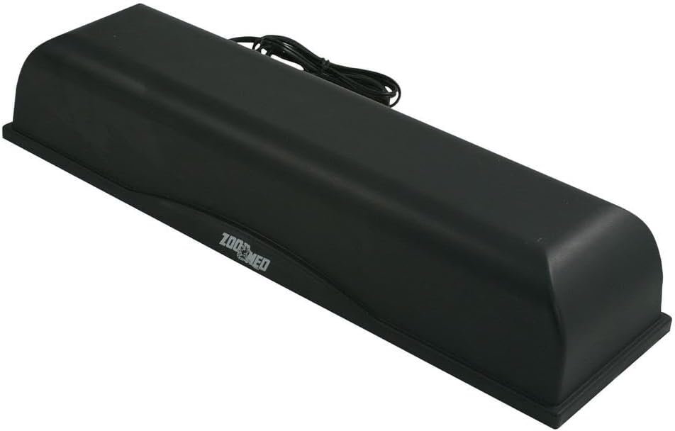 Zoo Med Naturalistic Terrarium Hood 18" - Dual Sockets with Reflector for Optimal Heat & UVB Reptile Lighting