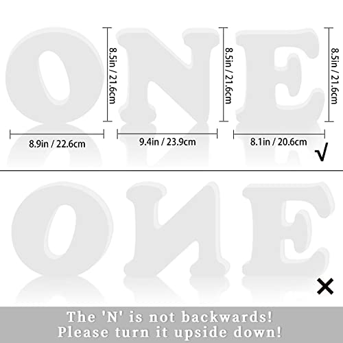 Rtmisa One Letter Sign Table For First Birthday Free Standing Word Sign For Anniversary Party Baby Shower Table Top Décor #TOP1