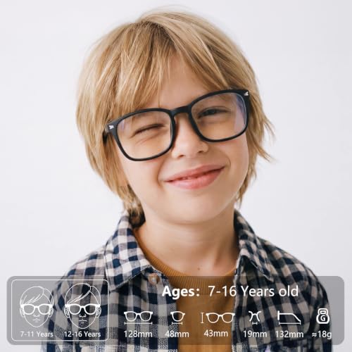 Image of EYEBUDDY Blue Light Glasses for Kids Boys Girls,Computer Gaming Bluelight Glasses,Fake Glasses for Ages 2-12