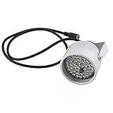 Entrega rápida 48 LED luz CCTV IR infrarrojo noche visión lámpara iluminador para cámara de seguridad