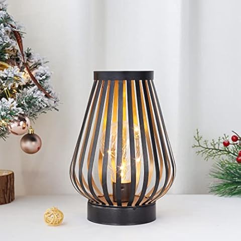 Lámpara de mesa JHY DESIGN con jaula LED inalámbrica Cover
