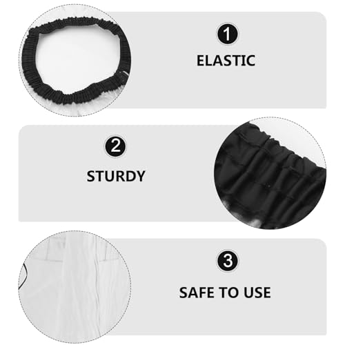 Capa para peluquería CLISPEED, delantal impermeable para cuidado del cabello, tratamiento con aceite, diseño ajustable, material plástico EV liviano y duradero, ideal para uso profesional en barbería y salón. miniatura 3