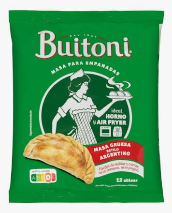 Pâte épaisse pour empanadas Buitoni, style argentin Paquet 12 disques – 2 paquets