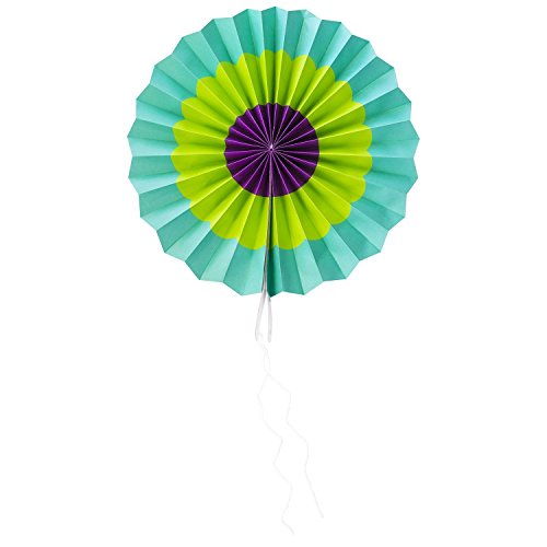 Sorive Fiesta Colorful Paper Fans Round Wheel Disc Southwestern Pattern Design For Party, Event, Home Decoration (Set Of 6) By Sorive #TOP4