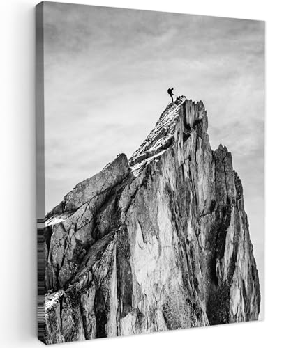 Tableau mural decoration salon montagne moderne nature en toile MuchoWow