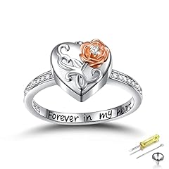 Rose Flower Urn Ring