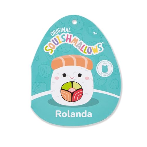 Squishmallows Original 12in Rolanda The Salmon Sushi – Official Jazwares Plush (Medium-Sized) image 7