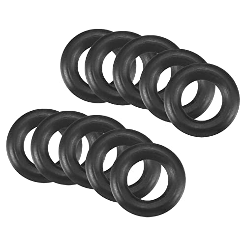QUARKZMAN Nitrile Gomma O-Ring 8mm x 4mm x 2mm Guarnizioni di Tenuta Anelli Rubinetti Rotondo Guarnizione Rondella per Rubinetto Idraulica Riparazione Sigillatura Connessione, 10 Pezzi